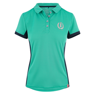 Imperial Riding SS19 Queen To Be Ladies Polo Shirt - Emerald Green - Divine Equestrian