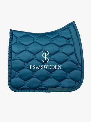 PS OF SWEDEN AW22 RUFFLE SADDLE PAD - PETROL