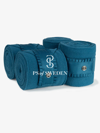PS OF SWEDEN AW22  Polo Bandages - PETROL RUFFLE