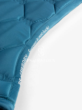 PS OF SWEDEN AW22 RUFFLE SADDLE PAD - PETROL