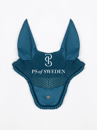 PS OF SWEDEN AW22 RUFFLE SADDLE PAD - PETROL