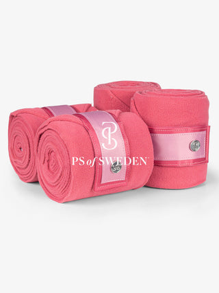 PS of Sweden SS22 Signature Polo Bandages - BERRY PINK