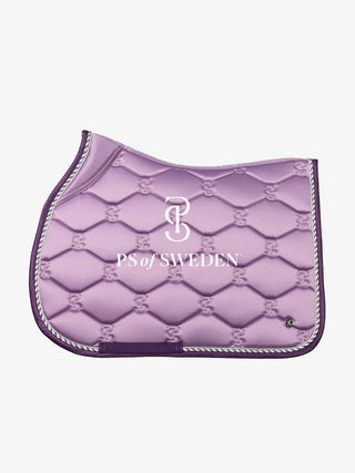 PS of Sweden AW22 Signature Saddle Pad - PURPLE GRAPE