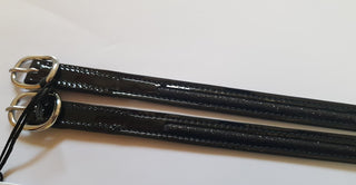 Imperial Riding Glitter Spur Straps - Black With Black glitter - Divine Equestrian