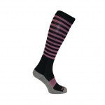 Blair Long Sock Navy & Pink - Divine Equestrian