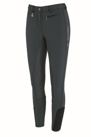 Pikeur Lucinda Grip II Corkshell Winter Breeches - Dark Shadow - Divine Equestrian