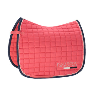 Eskadron Classic SS19 Cotton Crystal Saddle Pad - Fusion Coral - GP Only - Divine Equestrian