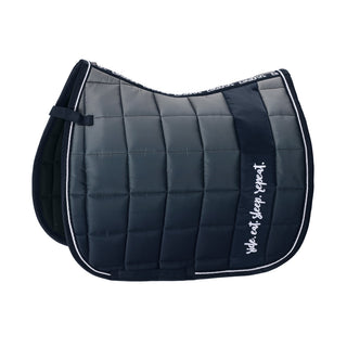 Eskadron R.E.S.R Glossy Big Square Fade Pad - Navy/Essential Grey - Divine Equestrian