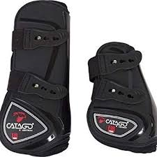 Catago FIR Tech Healing Tendon & Fetlock Boot Set - Black - Divine Equestrian