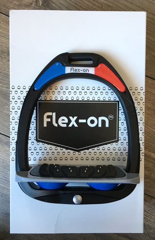 Flex-on Composite Stirrups Flat footrest with Grip or ultra Grip - Divine Equestrian