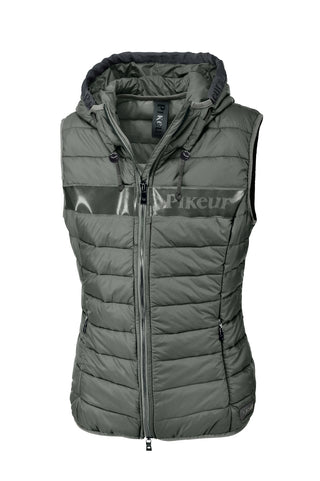 Pikeur SS20 New Generation Jess quilted Gilet - laurel green - Divine Equestrian