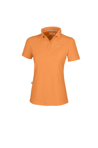 Pikeur SS22 Ladies Dasha Polo Shirt - Light Peach - Divine Equestrian