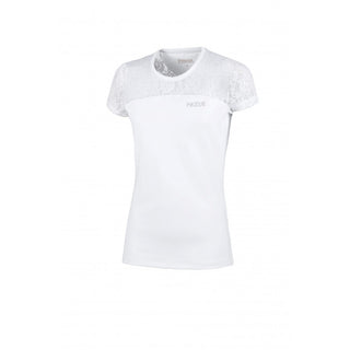 Pikeur Nava Ladies Functional Shirt with Lace  - White - Divine Equestrian