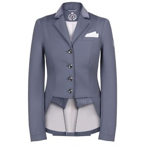 Fairplay Bea Ladies Competition Jacket Half Tails - Grey - Divine Equestrian